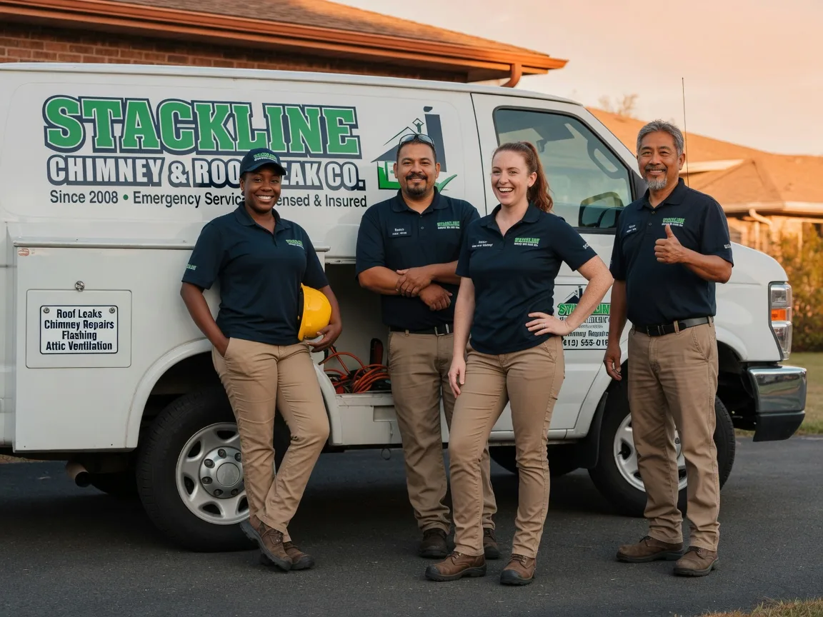 Chimney flashing repair company in Bishop Hill, IL